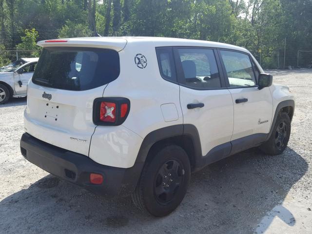 ZACCJAAB8HPG07219 - 2017 JEEP RENEGADE S WHITE photo 4