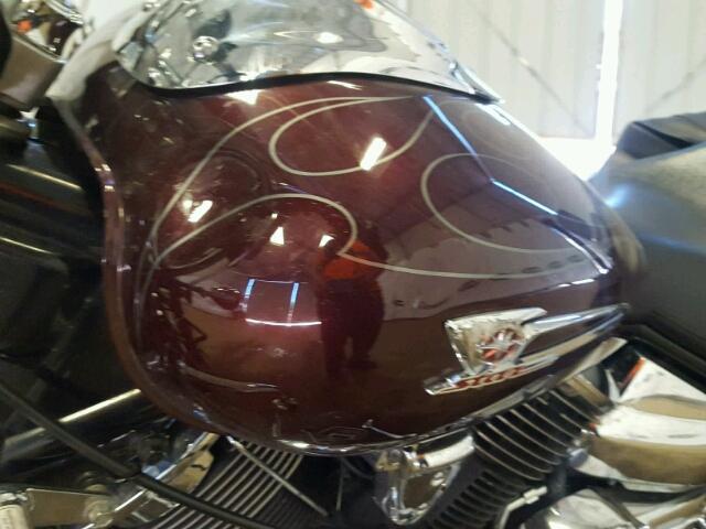 JYAVP11E27A099633 - 2007 YAMAHA XVS1100 BURGUNDY photo 9