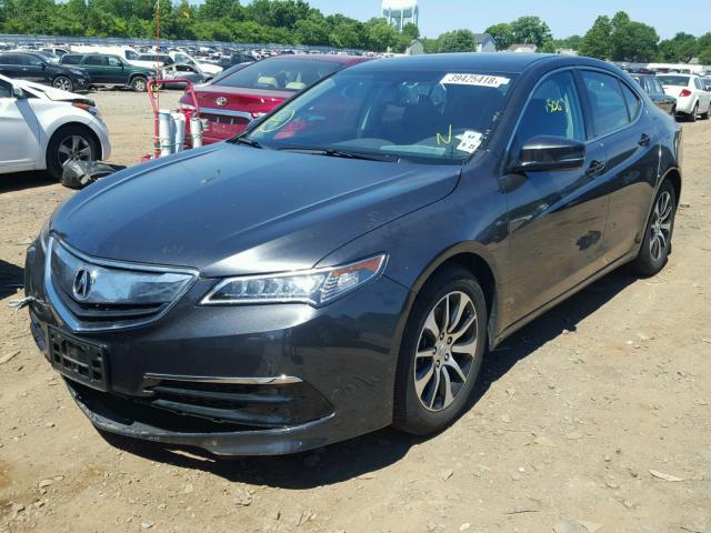 19UUB1F37GA011764 - 2016 ACURA TLX CHARCOAL photo 2