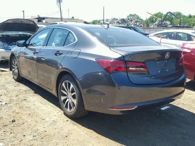 19UUB1F37GA011764 - 2016 ACURA TLX CHARCOAL photo 3