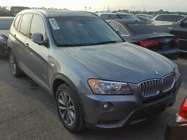 5UXWX9C54D0A17652 - 2013 BMW X3 XDRIVE2 GRAY photo 1