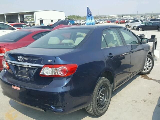 5YFBU4EE6DP121555 - 2013 TOYOTA COROLLA PURPLE photo 4