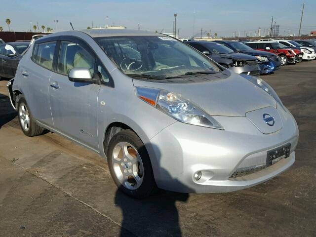 JN1AZ0CP1BT003271 - 2011 NISSAN LEAF SILVER photo 1