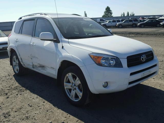 JTMBD32V875120598 - 2007 TOYOTA RAV4 SPORT WHITE photo 1