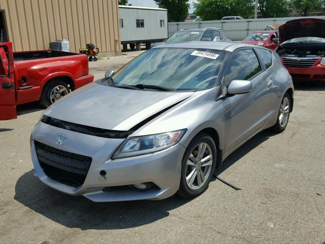 JHMZF1D6XBS001186 - 2011 HONDA CR-Z EX GRAY photo 2