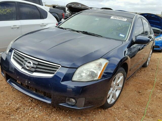 1N4BA41E27C824426 - 2007 NISSAN MAXIMA BLUE photo 2