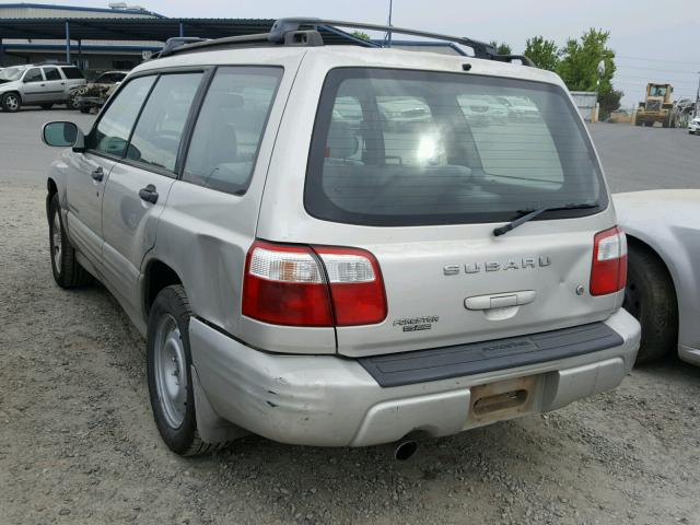 JF1SF65681H723613 - 2001 SUBARU FORESTER S SILVER photo 3