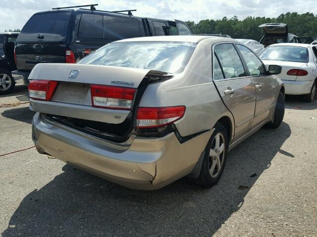 1HGCM56623A100675 - 2003 HONDA ACCORD EX GOLD photo 4