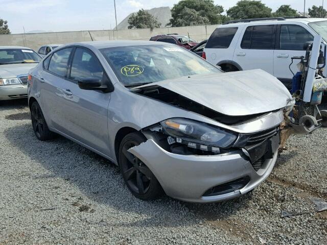 1C3CDFBB0FD300243 - 2015 DODGE DART SXT GRAY photo 1