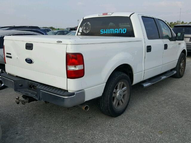 1FTRW12W28FA98681 - 2008 FORD F150 SUPER WHITE photo 4