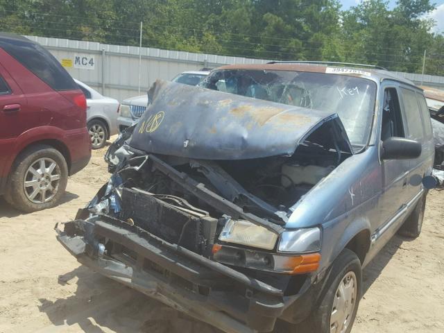 2B4GH2534PR254023 - 1993 DODGE CARAVAN BLUE photo 2