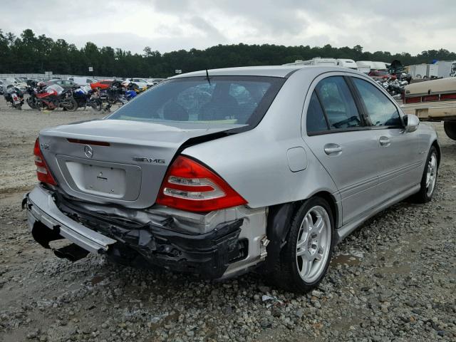 WDBRF65J52F158715 - 2002 MERCEDES-BENZ C 32 AMG K SILVER photo 4