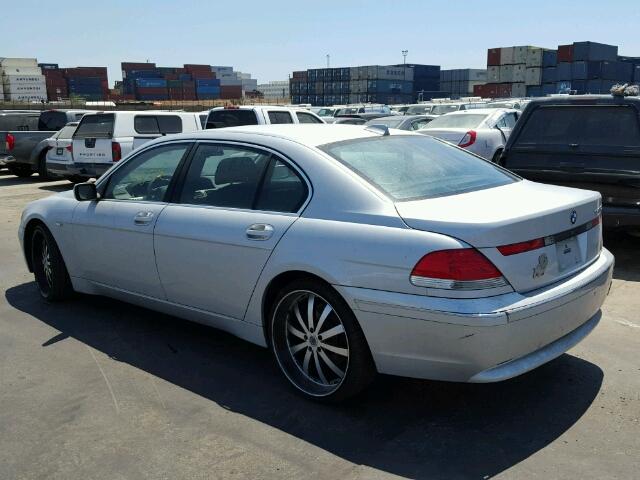 WBAGN63473DR19523 - 2003 BMW 745 LI Gümüş fotoğraf 3