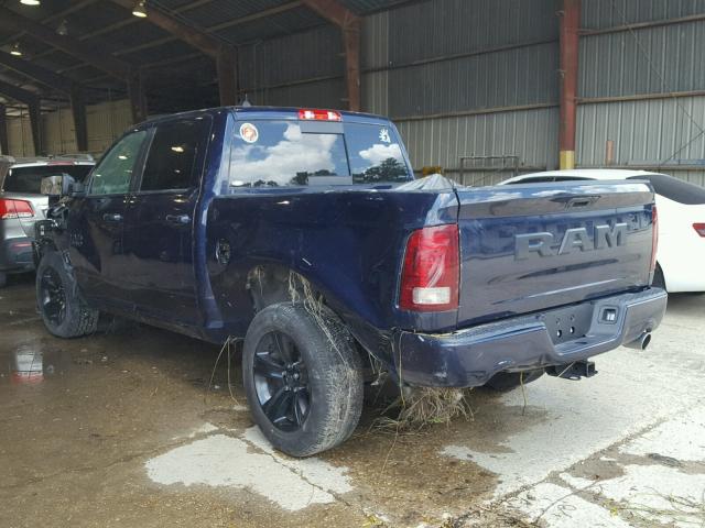 1C6RR6MT6HS567941 - 2017 RAM 1500 SPORT BLUE photo 3