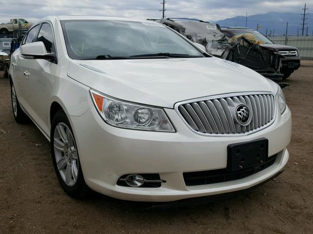 1G4GC5EG4AF286020 - 2010 BUICK LACROSSE C WHITE photo 1