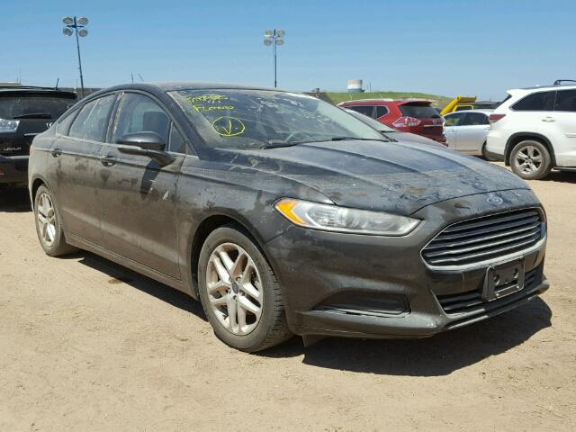 3FA6P0H78ER354773 - 2014 FORD FUSION SE CHARCOAL photo 1