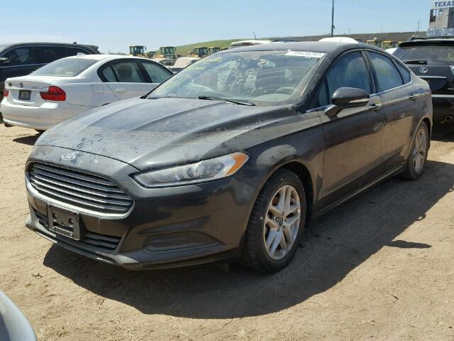 3FA6P0H78ER354773 - 2014 FORD FUSION SE CHARCOAL photo 2