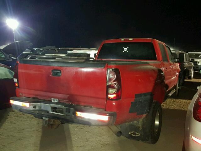 1GCJC33DX6F168648 - 2006 CHEVROLET SILVERADO RED photo 4