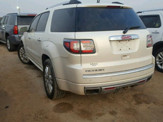 1GKKRTKDXFJ333295 - 2015 GMC ACADIA WHITE photo 3