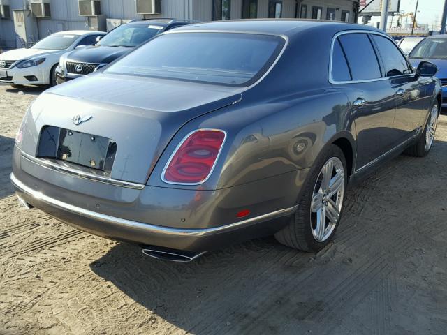 SCBBB7ZH3BC015701 - 2011 BENTLEY MULSANNE GRAY photo 4