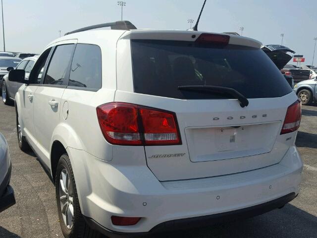 3C4PDCBB9ET107089 - 2014 DODGE JOURNEY SX WHITE photo 3