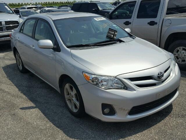 2T1BU4EE4CC911631 - 2012 TOYOTA COROLLA GRAY photo 1