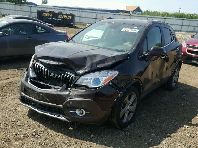 KL4CJFSB5DB092173 - 2013 BUICK ENCORE CON BURGUNDY photo 2