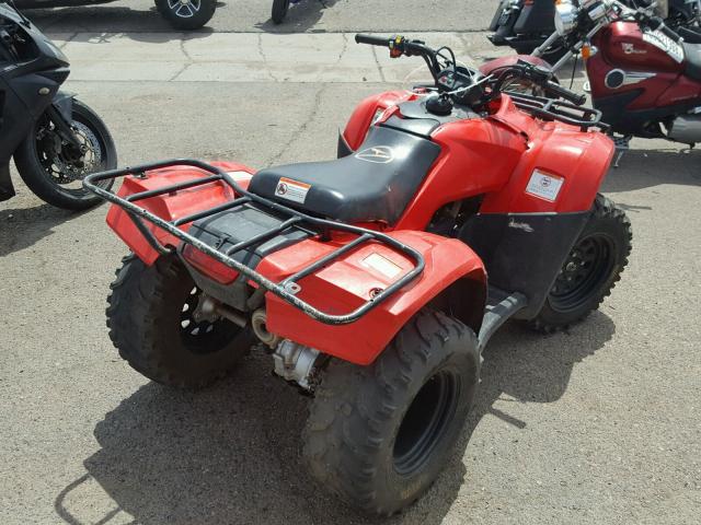 1HFTE210454503254 - 2005 HONDA TRX250 TM RED photo 4