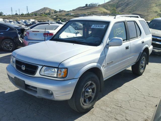 4S6CK58W514414594 - 2001 HONDA PASSPORT E SILVER photo 2