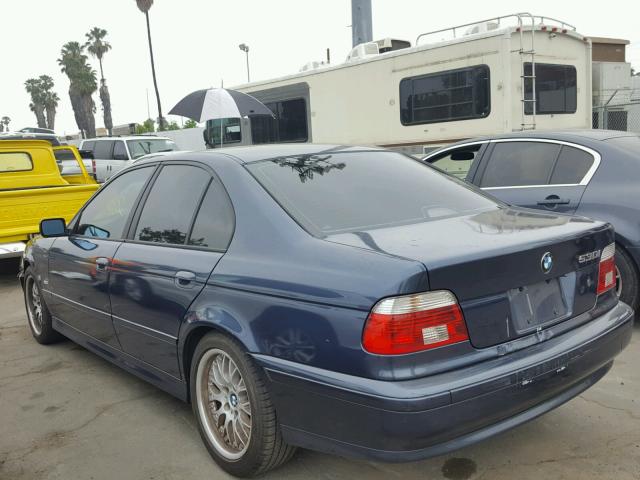 WBADT63453CK28960 - 2003 BMW 530 I AUTO BLUE photo 3