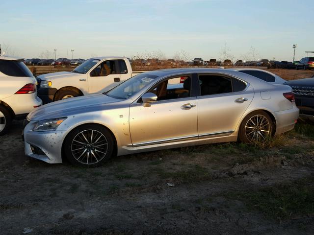 JTHBL5EF3F5134697 - 2015 LEXUS LS 460 SILVER photo 10