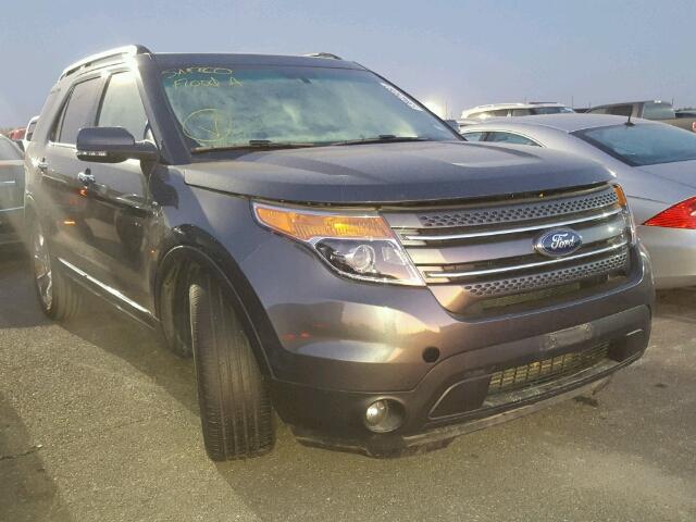 1FM5K7F84FGC62315 - 2015 FORD EXPLORER GRAY photo 1