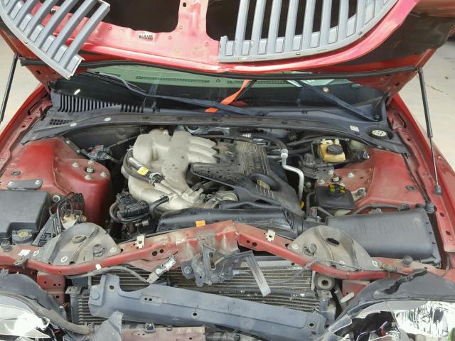 1LNHM86SX4Y675890 - 2004 LINCOLN LS 红色 照片 7