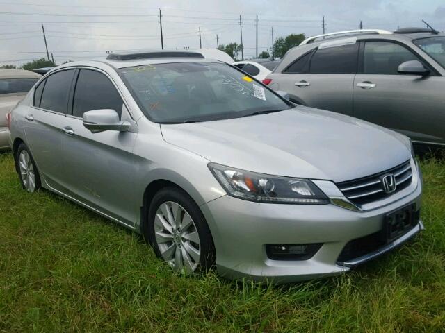 1HGCR2F82EA202594 - 2014 HONDA ACCORD SILVER photo 1