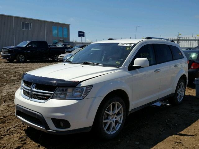 3C4PDDFG0DT631449 - 2013 DODGE JOURNEY R/ WHITE photo 2