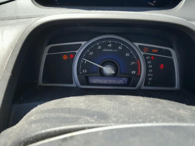 2HGFG12978H552370 - 2008 HONDA CIVIC EXL წითელი ფოტო 8