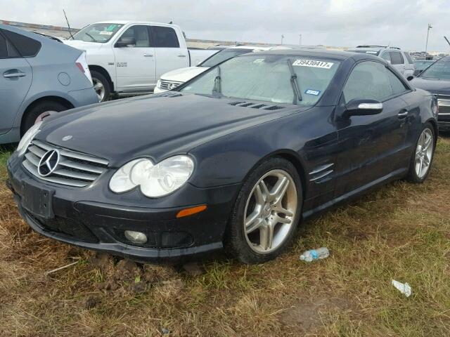 WDBSK75F96F115791 - 2006 MERCEDES-BENZ SL 500 BLACK photo 2