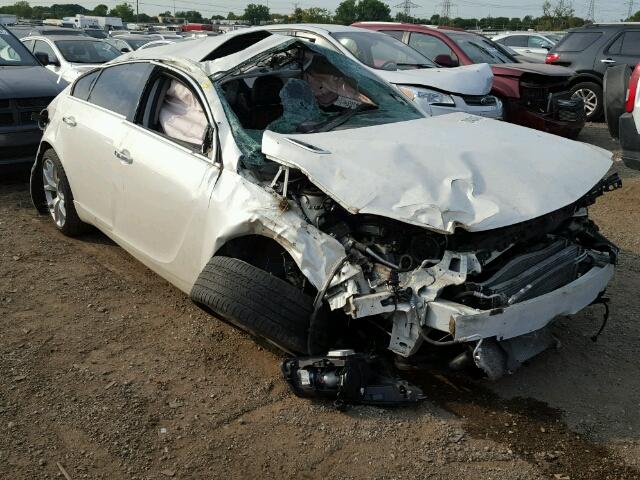 2G4GV5GV6C9214673 - 2012 BUICK REGAL WHITE photo 1