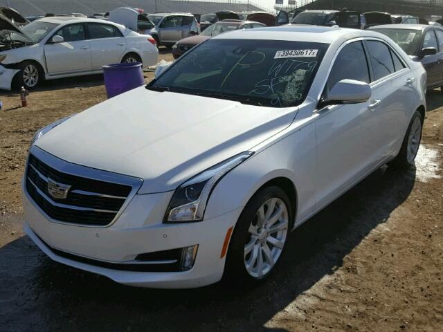 1G6AD5SS7H0153882 - 2017 CADILLAC ATS PREMIU WHITE photo 2