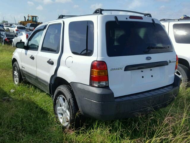 1FMYU95H05KE33657 - 2005 FORD ESCAPE HEV WHITE photo 3