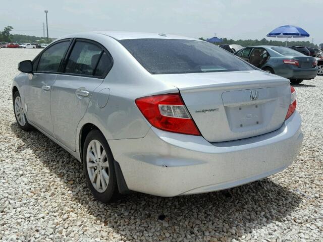 2HGFB2F99CH511505 - 2012 HONDA CIVIC EXL 银色 照片 3