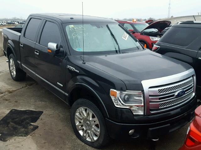 1FTFW1ET1EFB98318 - 2014 FORD F150 BLACK photo 1