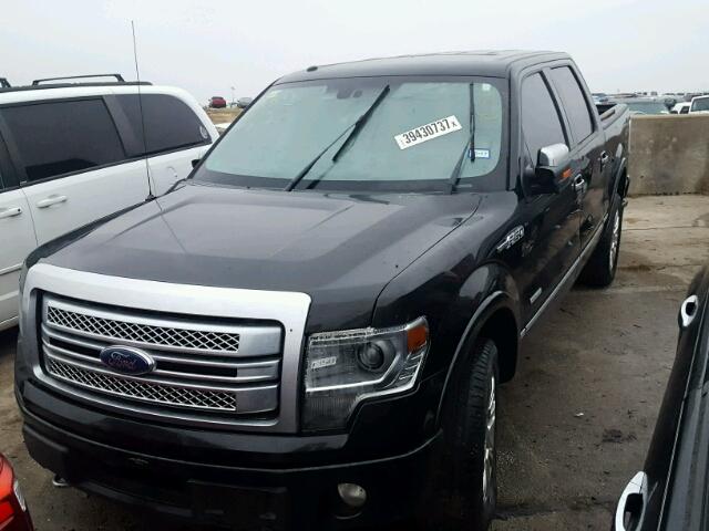 1FTFW1ET1EFB98318 - 2014 FORD F150 BLACK photo 2