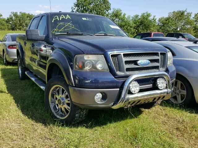 1FTPW14V86FB32194 - 2006 FORD F150 SUPER BLUE photo 1