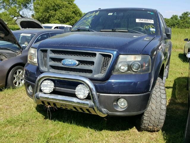 1FTPW14V86FB32194 - 2006 FORD F150 SUPER BLUE photo 2