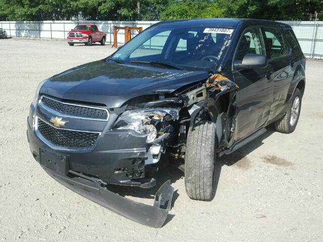 2GNFLEEK0E6170518 - 2014 CHEVROLET EQUINOX LS BLACK photo 2