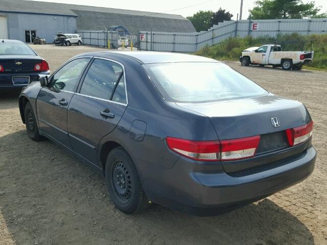 1HGCM56353A142280 - 2003 HONDA ACCORD LX GRAY photo 3