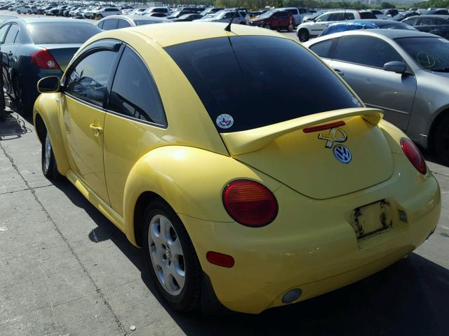 3VWCK21C83M417134 - 2003 VOLKSWAGEN NEW BEETLE 黄色 照片 3