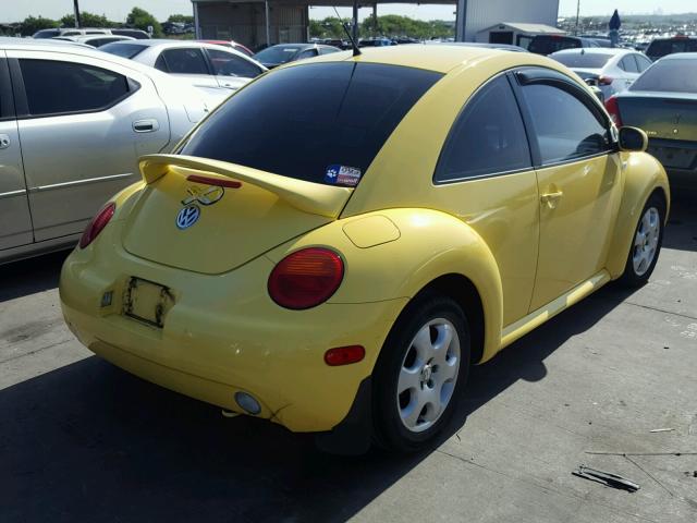 3VWCK21C83M417134 - 2003 VOLKSWAGEN NEW BEETLE 黄色 照片 4
