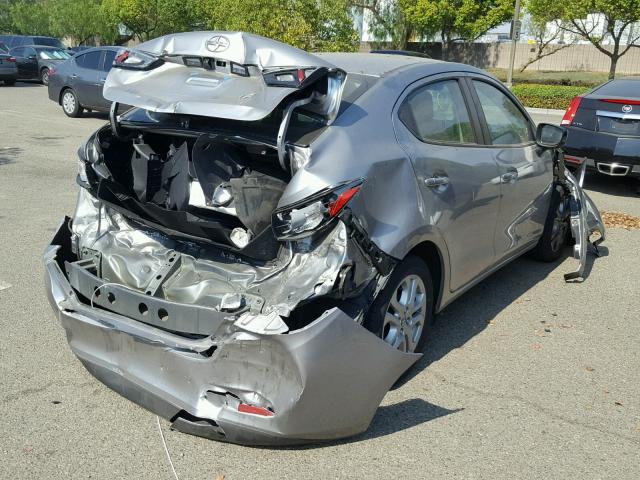 3MYDLBZV4GY144963 - 2016 TOYOTA SCION IA GRAY photo 4